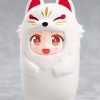 Nendoroid Series Good Smile Company | Nendoroid More Kigurumi Face Parts Case White Kitsune - Nendoworld