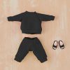 Nendoroid Series Good Smile Company | Nendoroid Doll Outfit Set: Sweatshirt And Sweatpants (Black) - Nendoworld