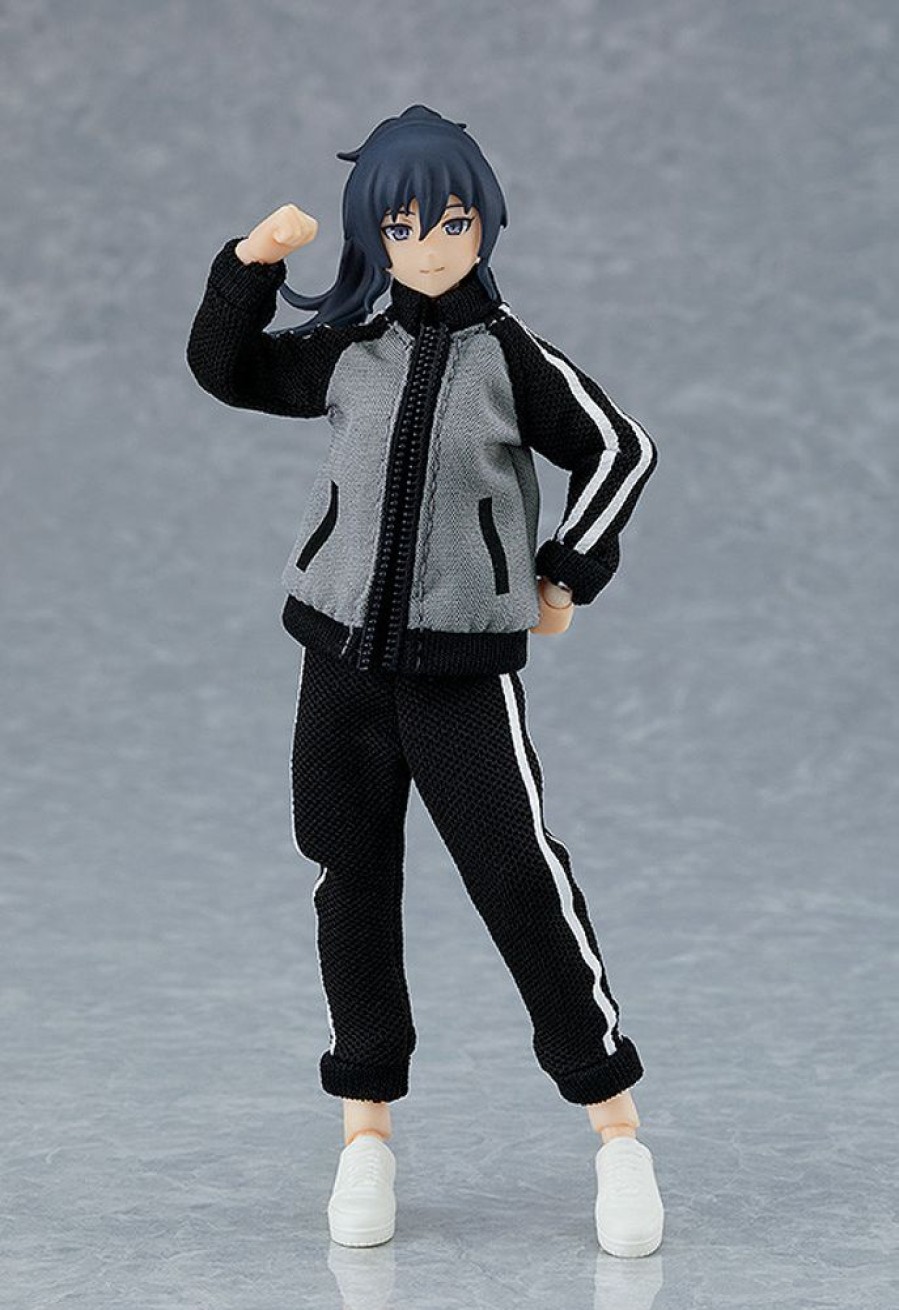 Figma Series Max Factory | Figma Female Body (Makoto) With Tracksuit + Tracksuit Skirt Outfit - Nendoworld