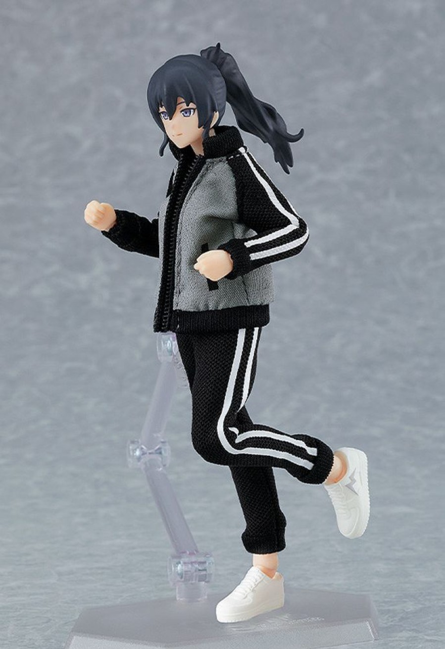 Figma Series Max Factory | Figma Female Body (Makoto) With Tracksuit + Tracksuit Skirt Outfit - Nendoworld