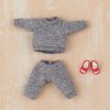 Nendoroid Series Good Smile Company | Nendoroid Doll Outfit Set: Sweatshirt And Sweatpants (Gray) - Nendoworld