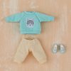 Nendoroid Series Good Smile Company | Nendoroid Doll Outfit Set: Sweatshirt And Sweatpants (Light Blue) - Nendoworld